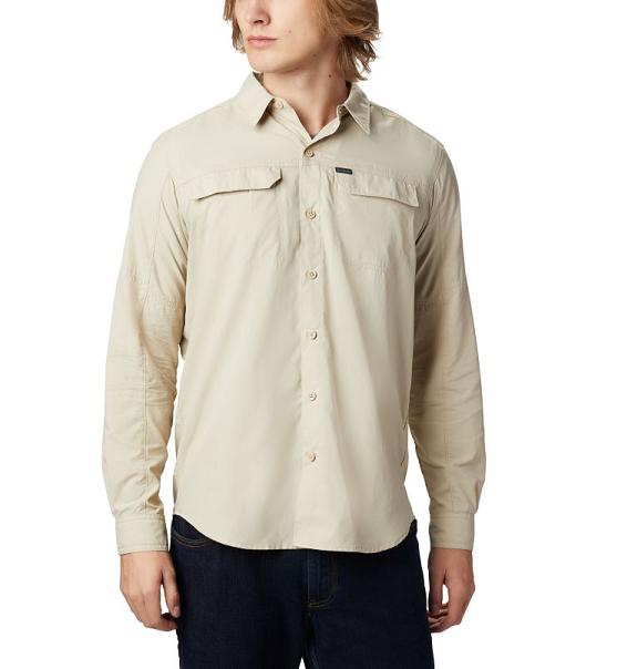 Columbia Silver Ridge II Shirts Khaki For Men's NZ26850 New Zealand